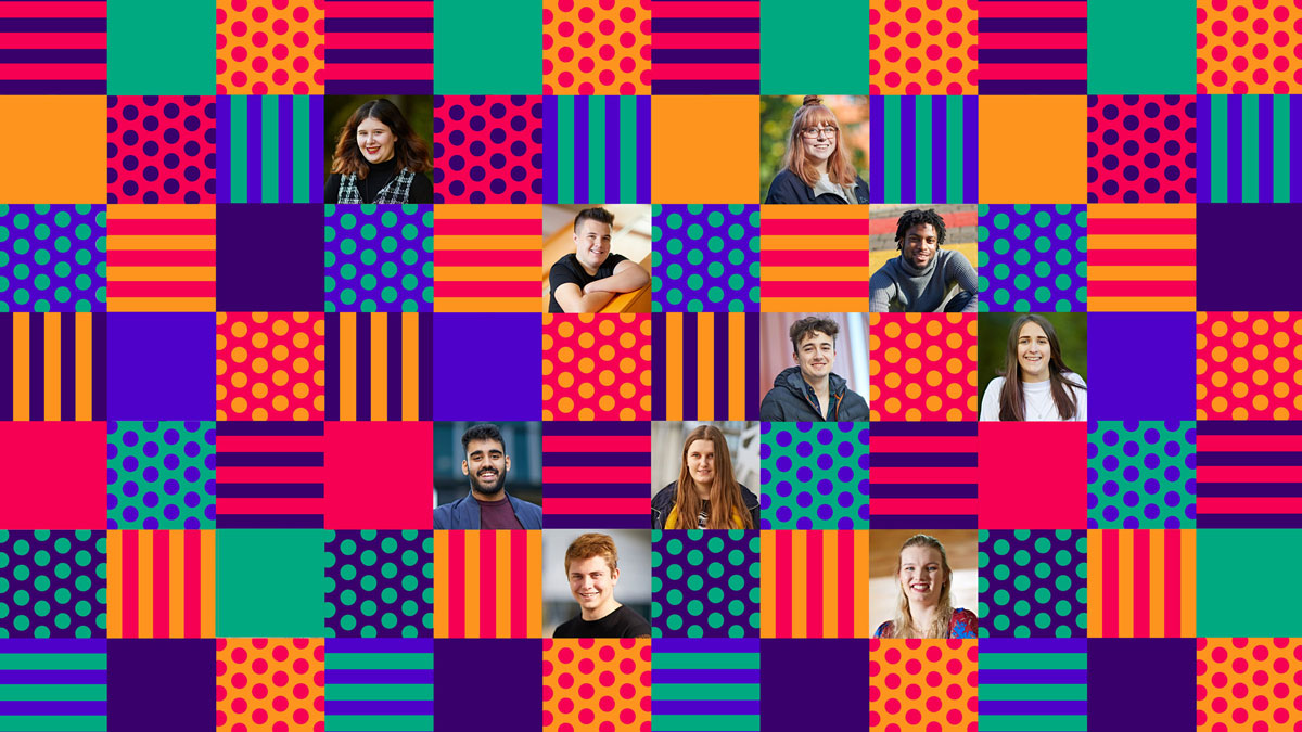 Graphic header for the student blogs